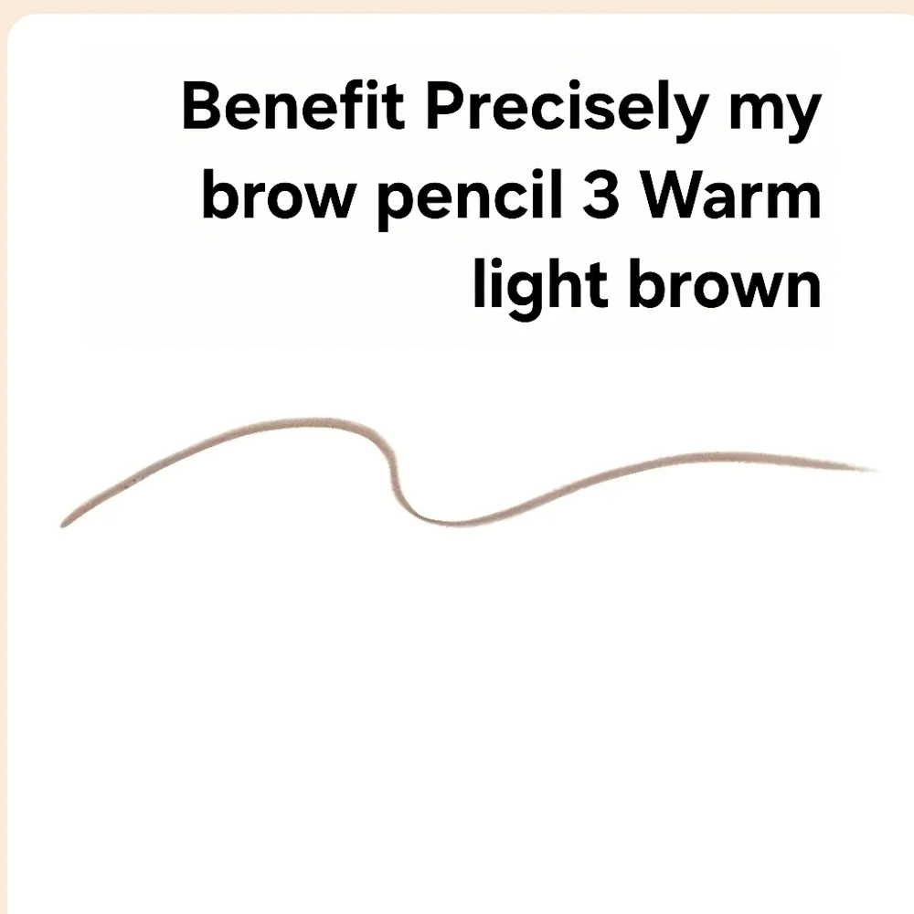 Benefit Precisely, My Brow Pencil 3 Warm light brown. BNIB